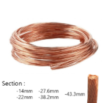 CABLE CUIVRE NU DE MISE À LA TERRE